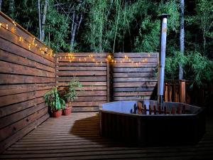 Zahrada ubytování Cabaña Curacautín “Refugio Cautin”