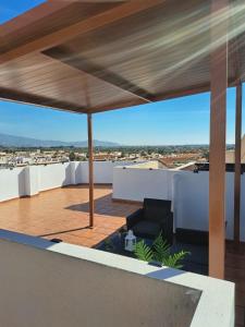 a view from the roof of a house at Atico TERRAZA DEL CARMEN in Salobreña