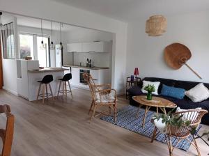 Kuchyňa alebo kuchynka v ubytovaní Résidence 474-pleneuf Val Andre - Charmante maison proche du centre MAE-2494
