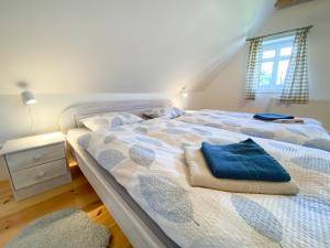 Postel nebo postele na pokoji v ubytování Chalupa Ludvíkov