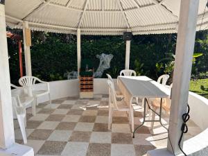 Balkón nebo terasa v ubytování Finca Marandua Cabaña El Cielo