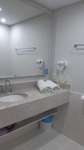 Koupelna v ubytování STUDIO ALTO PADRÃO ITAIPAVA