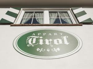 Certyfikat, podpis lub inny dokument wystawiony w obiekcie Appart Tirol