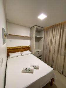 Cama o camas de una habitación en Villa Palmeira Flecheiras 102