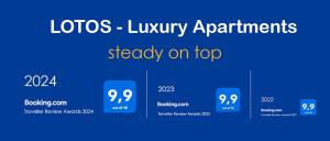 Půdorys ubytování LOTOS - Luxury Apartments