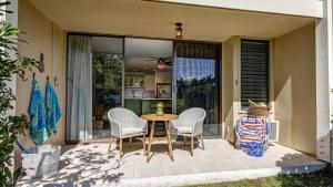 Patio nebo venkovní prostory v ubytování Turtle Bay Kuilima Resort East condo