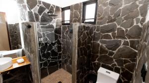 Koupelna v ubytování Hotel Boutique Los Abetos