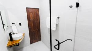 Koupelna v ubytování Hotel Boutique Los Abetos
