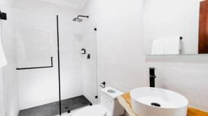 Koupelna v ubytování Hotel Boutique Los Abetos