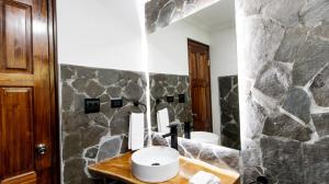 Koupelna v ubytování Hotel Boutique Los Abetos