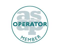 a logo for an operations center member at NEW-4 Bdrm-6 quality beds-2 full bathrm-1 bath-3 vehicle forecourt-washer-dryer-Biz WiFi in Corby