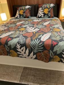 Postel nebo postele na pokoji v ubytování Elégant studio tout confort vue Mont blanc