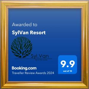 SylVan Resort的证书、奖牌、标识或其他文件