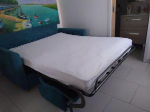 Postel nebo postele na pokoji v ubytování Gîte Rosie