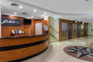 a lobby with a waiting area with a cash counter at Super comfortable quiet room in Sydney