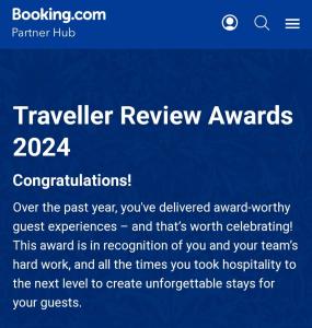 a screenshot of a webpage of a retrieval review awards webpage at Citadel Inn in Manila