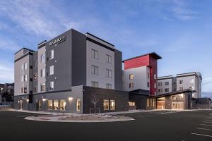 eine Darstellung der Vorderseite eines Hotels in der Unterkunft Residence Inn by Marriott Denver Aurora in Aurora