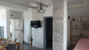 TV a/nebo společenská místnost v ubytování Studio apartman GRIZZLY