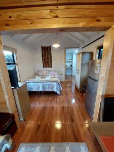 Köök või kööginurk majutusasutuses Cabaña Loft Curaco de Vélez
