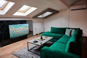 Area soggiorno di The Skyline Suite