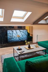 Area soggiorno di The Skyline Suite