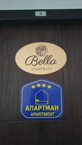 Un certificat, premiu, logo sau alt document afișat la Bella