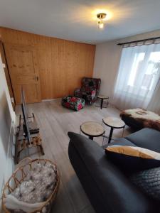 Posezení v ubytování Haus Albula