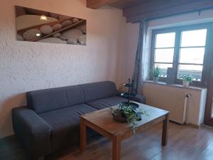 Posezení v ubytování Bio Kinder Erlebnis Bauernhof Voit