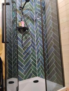 Koupelna v ubytování Dom nad wodospadem