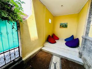 Posezení v ubytování Rodin Bali Hostel