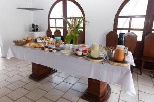 Možnosti snídaně pro hosty v ubytování Pousada Freitas Alonso
