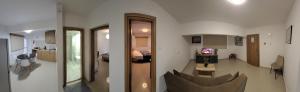 a view of a room with a living room at Palm Sea Suite 17 in Larnaca