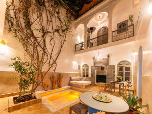 Χώρος καθιστικού στο Riad Coco Marrakech