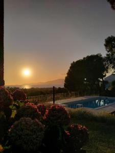 Bazén v ubytování Corsicadream Arone superbe appartement dans villa, vue panoramique mer, piscine, proche Porticcio nebo v jeho okolí