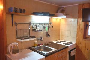 Η κουζίνα ή μικρή κουζίνα στο Montana Apartment