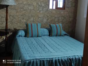 Un pat sau paturi într-o cameră la Villa Privada Casa Patricia