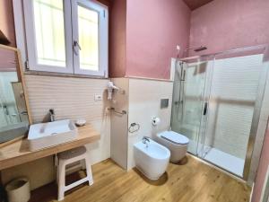 Koupelna v ubytování Morfeo B&B