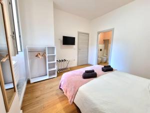 Postel nebo postele na pokoji v ubytování Morfeo B&B