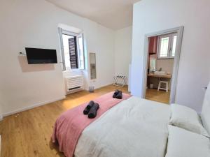 TV a/nebo společenská místnost v ubytování Morfeo B&B