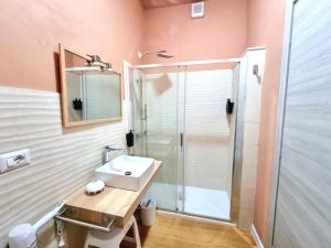 Koupelna v ubytování Morfeo B&B + 26 fotografií