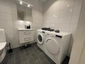 Koupelna v ubytování Svea Apartments in Rotebro