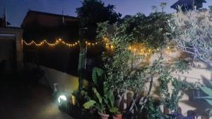 A garden outside Chalet vacacional con piscina privada y barbacoa