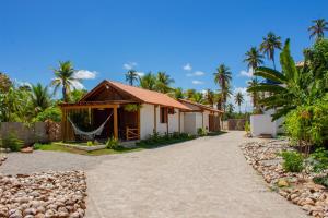 Zahrada ubytování Casa Caroá - Chalé 3