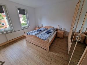 Ein Bett oder Betten in einem Zimmer der Unterkunft Wildemannstraße X