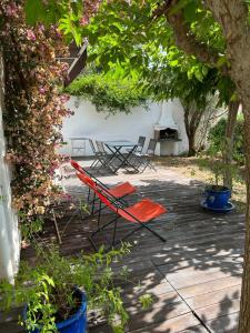 Zahrada ubytování Casa Mela