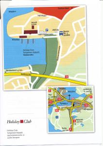De plattegrond van Holiday Club Tampereen Kylpylä/17-24.5.2024