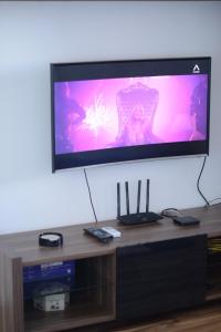 TV a/nebo společenská místnost v ubytování Irina Lux Apartment