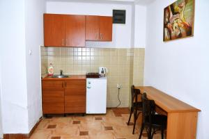 Η κουζίνα ή μικρή κουζίνα στο Sani Suteren Apartment