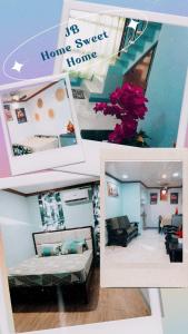 un collage de fotos de un hogar dulce hogar en JB Home sweet home Perfect for Family & Friends, en Babag