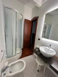 Koupelna v ubytování B&B IL CONTE